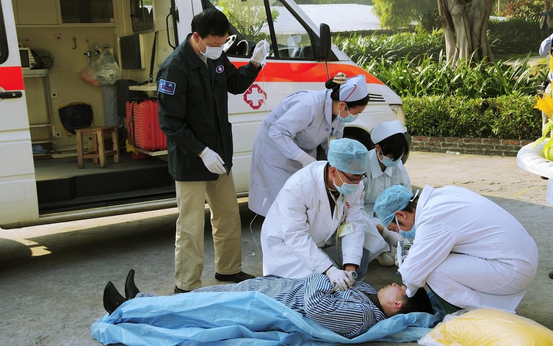 Distribusi Bantuan di Jembatan